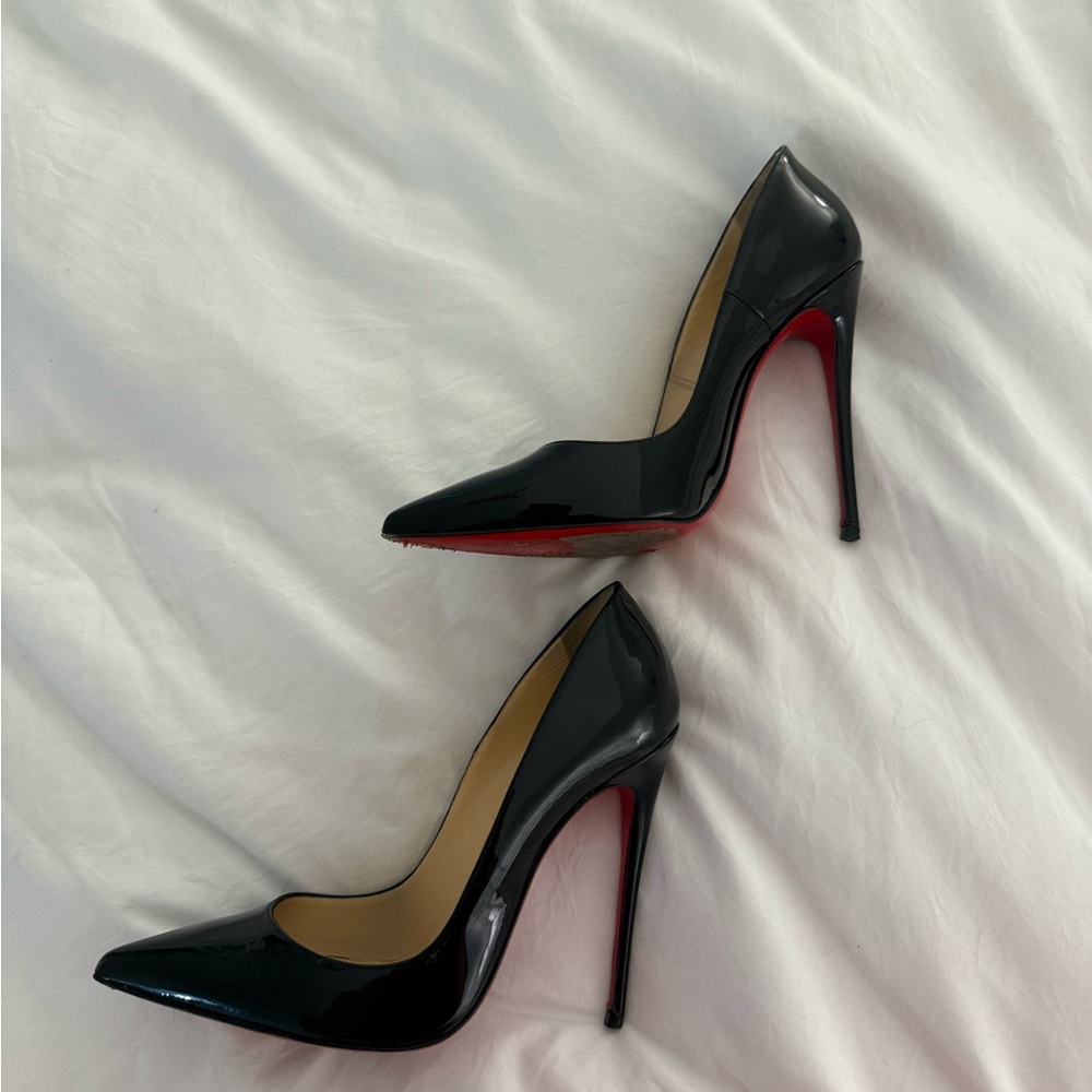 Christian Louboutin Black and Red Heels
